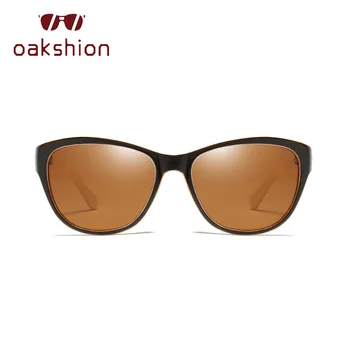 Oakshion 2019 Prabangos Prekės ženklo Dizainas Cat Eye Poliarizuoti Akiniai nuo saulės Moterims Lady Elegantiškas Saulės Akiniai Moterų Vairavimo Akiniai Oculos De