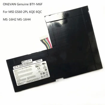 ONEVAN Originali BTY-M6F Nešiojamas Baterija MSI GS60 2PL 6QE 2QE 2PE 2QC 2QD 6QC 6QC-257XCN Serijos MS-16H2 MS-16H4 16H6