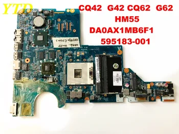 Originalus HP G42 G62 CQ42 CA62 nešiojamas motherboardHM55 DA0AX1MB6F1 595183-001C išbandyti gera nemokamas pristatymas