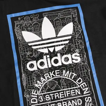Originalus Naujas Atvykimo Adidas Originalus PULTAS KALBA TE vyriški marškinėliai trumpomis rankovėmis Sportinę aprangą