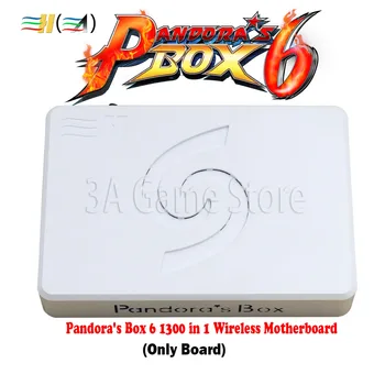 Originalus Pandora Box 6 belaidžio ryšio versija 1300 1 mothboard paramos fba mame ps1 žaidimą su belaidis Siųstuvas-3D Tekken