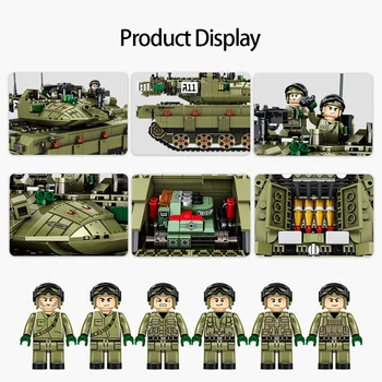 PANLOS Bakas Serijos WW2 Izraelio MK4 Pagrindinis Tankas Modelio Vaikų Žaislas Lipdukas Dovana Suderinama su LegoINGlys Blokai