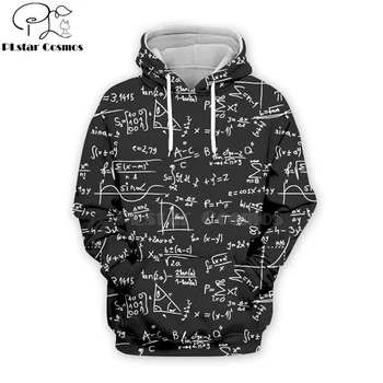PLstar Kosmosas Juokingi Fizikos Formulės Matematikos 3d hoodies/megztiniai/ilgomis rankovėmis Spausdinti Brand Tee žiemos Unisex Streetwear-2