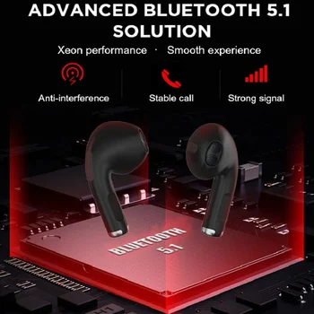 Pro 4 TWS Ankščių Belaidžių Ausinių Ausinių Stereo Sporto Vandeniui Ausinės Su Mikrofonu Bluetooth 5.0 Ausinės