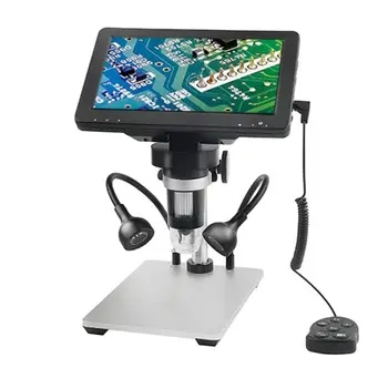 Profesinės USB Skaitmeninis Mikroskopas 1200X LED 12MP Elektroninių Mikroskopų Endoskopą Zoom Fotoaparatas didinamasis stiklas, Skirtas PCB Telefonu Remontas
