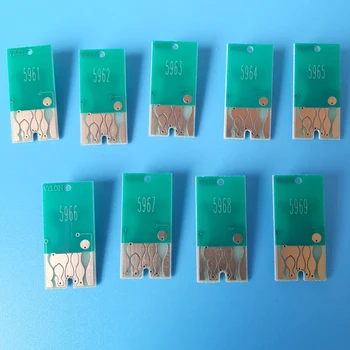 Resettable chip epson stylus pro 7890 9890 rašalo kasetė T5961-T5969 9 spalva