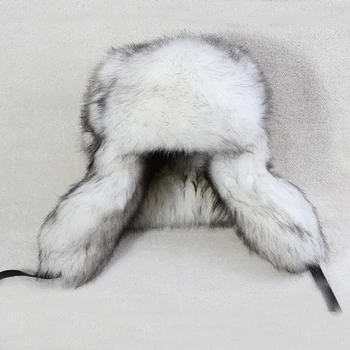 Rudenį Ir Žiemą Šiltas Super Kailio Kepurę Moterims Ir Vyrams Ausų Apsauga Sniego Kepurę Imitacija Fox Fur rusijos skrybėlę