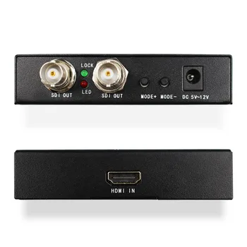 Scaler Konverteris HDMI, 2-port SDI BNC 3G/HD/SD-SDI SDI Scaler Garso ir Vaizdo Signalo Adapteris Vairuotojo HDMI Monitorių