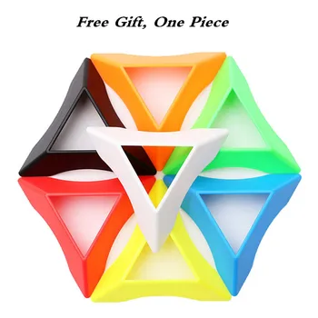 Shengshou 7x7x7 magic cube 7 Sluoksnių 7x7 kubo magico cubo Kubo Galvosūkį Profesinės Lipdukai Cubo Magico Įspūdį Greitis kubeliai