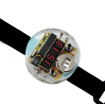 Smart Elektronika single-chip LED laikrodžiai elektroninis laikrodis rinkinys 