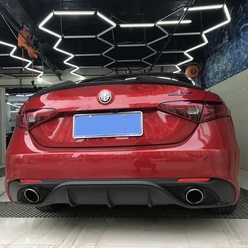 Tinka Alfa Romeo Giulia 2017 2018 Anglies Pluošto M4 Stiliaus Galinis Spoileris Šildomi Uodega Kamieno Lūpų Įkrovos Sparno Apdaila, Automobilių Stilius