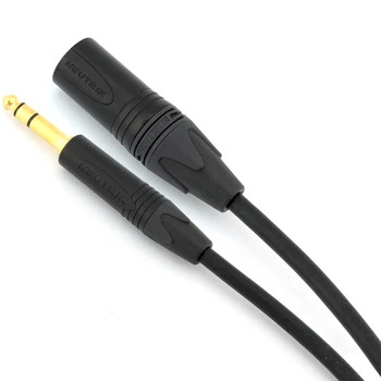 TRSXLRM 6.5 mm iki xlr male balanced kabelis monitoriaus garsiakalbio kabelį naudojant originalias canare l-4e6s rankų neutrik aukso padengtą kištukas
