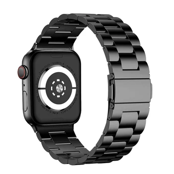 UEBN Klasikinis Metalo, Nerūdijančio Plieno, Diržu, Apple watch Serijos 6 40mm 44mm juostos iWatch 5 4 3 2 Apyrankę 42mm 38mm watchband