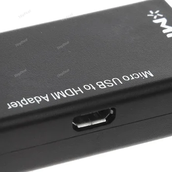 USB į HDMI MHL Micro USB Male HDMI Moterų Vedio Kabelio Jungties Adapteris Jungtis, skirta 