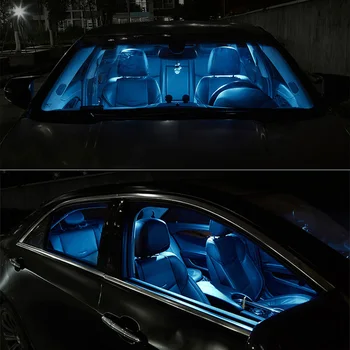 Už 2009-2019 Ford Flex Baltos spalvos Automobilių Reikmenys Canbus Klaidų, LED Interjero Šviesos Skaitymo Šviesos Rinkinys Žemėlapis Dome Licencijos Lempos