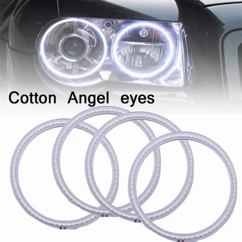Už Chrysler 300C 2004 2005 2006 2007 2008 2010 Puikus CCFL Angel Eyes komplektas Ultrabright apšvietimo Angel Eyes kit Halo Žiedas