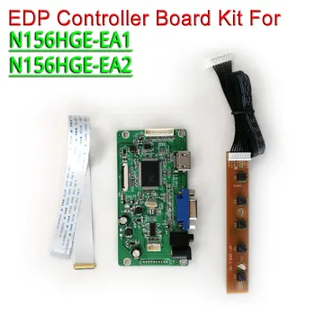 Už N156HGE-EA1 N156HGE-EA2 +VGA ekranas valdiklis ratai valdybos WLED EDP 30Pins 15.6
