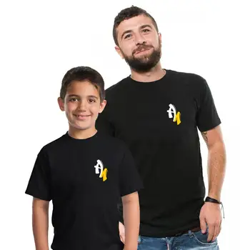 Vaikų naujos merch A4 LOGOTIPAS t marškinėliai medvilnės atsitiktinis šeimos drabužių mados viršūnes trumpomis rankovėmis T-shirt suaugusiųjų мерч a4 tshirts
