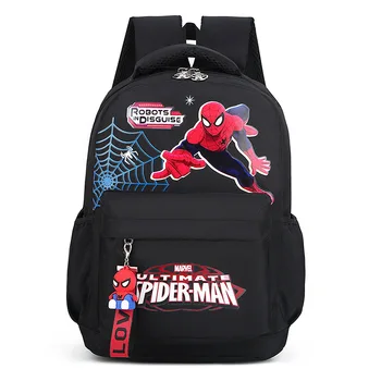 Vaikų Schoolbags Mielas Animacinių filmų Spiderman Kuprinės Berniukų Supermenas Pečių Krepšiai, 1-2 Klasių Vaikams 