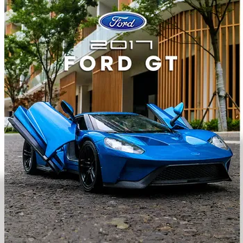 Welly 1:24 Ford GT automobilių lieti automobilio modelis, modeliavimas, automobilių apdailos surinkimo dovana žaislas liejimo modelis berniukas žaislas