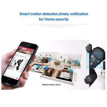 Wifi, kamera, 1080P Smart Patalpų IP Kamera HD Naktinio Matymo AI Žmogaus Aptikimo /Judesio Aptikimo Home /Office saugumo kameros