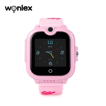 Wonlex Naujas Modelis KT13 4G GPS Smart Žiūrėti Wifi Tracker Jutiklinis Ekranas SOS Telefonas, Vaizdo Skambinimo Vandeniui Vaikų Kamera Raginama Žiūrėti