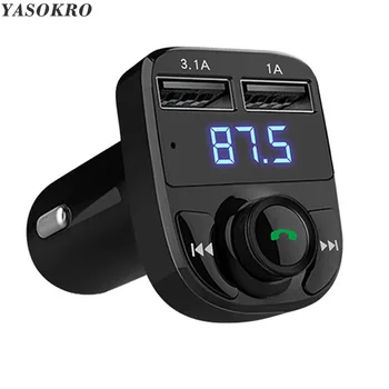 YASOKRO FM Siųstuvas Moduliatorius Bluetooth 