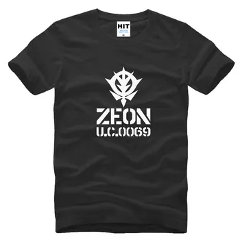 Zeon Anime Logotipu Mens Vyrų Marškinėliai Marškinėlius Mados M. Naujos Trumpas Rankovės O Kaklo Medvilnės marškinėliai Tee Camisetas Hombre