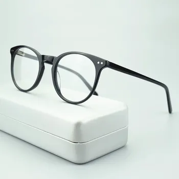 ŽYMEKLĮ Ezekijas Prekės akinius rėmo medžio Imitacija, retro mados akiniai kompiuterio optinio kadro oculos de grau lentes armazones