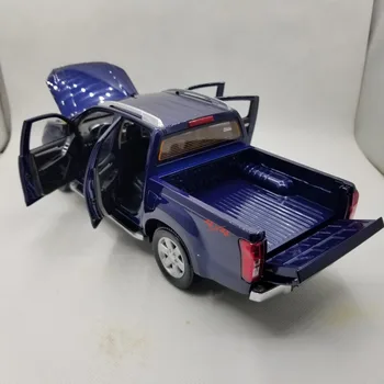 1:18 Diecast Modelis ISUZU D-MAX Blue Pikapas Lydinio Žaislas, Miniatiūrinių Automobilių Kolekcija Dovanos D MAX DMAX Sunkvežimis
