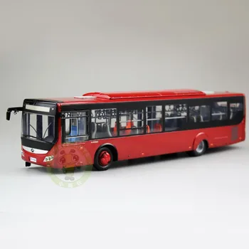 1/42 Masto Autobusų Modelis Kinijos YuTong Miesto Autobusų ZK6128HGK Diecast Modelio Automobilių, Autobusų Žaislai