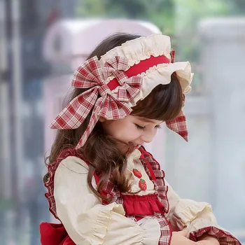 1-7Yrs Vaikų Mergaičių Lolita Suknelė ilgomis Rankovėmis Rudens, Žiemos Mergaitės, Princesė Dress Kūdikių Šalies Drabužių