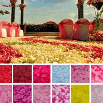 1000 vnt dirbtiniais šilko rožių žiedlapių gėlių sumaišyti dirbtinius mergina vestuvių konfeti šalies atveju papuošalai Rožių Žiedlapiai 2018