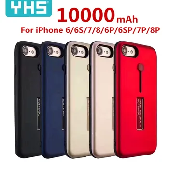 10000 mAh Baterija, Įkroviklis Atveju iPhone 6 6s 7 8 Plus Ultra Plonas Telefono dėklas Baterija Atsargine, Kroviklis, Telefono Laikiklis iPhone 6S