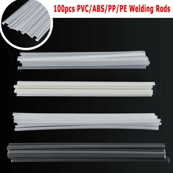 100vnt Plastiko Suvirinimo Strypai 200 mm PVC/ABS/PP/PE Suvirinimo Elektrodų Suvirinimo Lazdos Elektrodas Plastiko Suvirintojas Įrankis