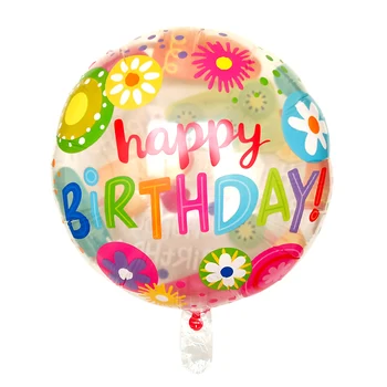 10vnt/ daug 18-colių Aišku, Apvalus skaidrus balionas su gimtadieniu balionas gimtadienio dekoracijas vaikų kamuolys baby shower