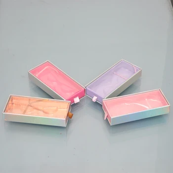 10vnt/pak Didmeninė Blakstienų Pakuotės, Dėžutės, Blakstienų Dėžutės Pakuotės logotipą Faux Cils 3D Mink Blakstienas Stalčių Paketo Atveju Pardavėjas