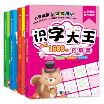 1500 Žodžius Vaikų Raštingumo Knygoje Kinų Knygos Vaikams Libros Įskaitant Nuotrauką Kaligrafija Mokytis Kinų Simbolių Knygų