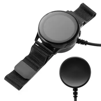 1m USB Įkrovimo Kabelis, Įkroviklis, Maitinimo Adapteris, skirtas Samsung Galaxy Žiūrėti Aktyvios 2 40mm 44mm smart watch priedai