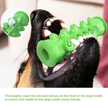 1PCS Patvarus Šunį Kramtyti Žaislus Guminių Kaulų Žaislas Agresyvus Chewers Šuns dantų Šepetėlis Šuniškas Mažylis Dantų Priežiūros Šunų Naminių Reikmenys
