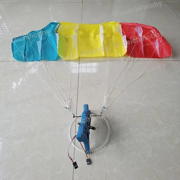 1set Belaidžio Valdymo, Powered Paraglider Plokštumos 81cm Patalpų Stunt Parašiutu 