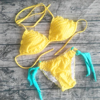 2019 naujų Moterims Gėlių Paminkštintas Bikini Monokini maudymosi Kostiumėliai, Bikini, Nustatyti Maudymosi Kostiumas Swimsuit Vasaros Paplūdimio