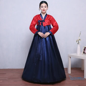 2020 M. Aukštos Kokybės Spalvotų Tradicinio Korėjiečių Hanbok Suknelė Moterų Korėjos Liaudies Etape Kostiumas Korėja Tradicinis Kostiumas