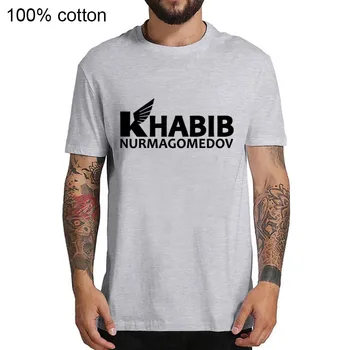 2020 Naujas Mados marškinėliai Erelis Khabib Nurmagomedov Marškinėliai MMA rusijos Naikintuvo T-Shirt Vasaros Streetwear Atsitiktinis vyrų T shirts