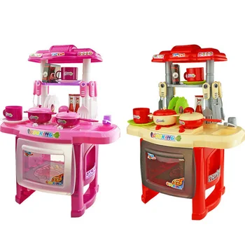 2020 Naujų Vaikai Virtuvės Rinkinys Vaikams Virtuvės Žaislai LargeSimulation Modelio, Spalvinga Žaisti Švietimo Žaislas Mergina Kūdikių