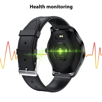 2021 CHOTOG Smart Watch Vyrų Pilnas Touch HD Apvalus Ekranas Širdies ritmo Sveikatos Tracker Smartwatch Moterys, Muzikos Valdymo 
