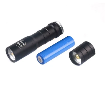 2021 Naujas 275nm Dezinfekavimas uv-C Žibintuvėlis Kišenėje Mini Sterilizer UV Lempa 2W LED Ultravioletinė Dezinfekavimo Šviesos Su Metalo Klipas