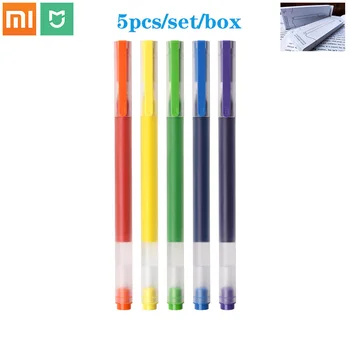 2021 Naujas Originalus xiaomi mijia gelio rašiklis 5 10 vnt/set Japonija rašalo papildymo Pasirašymo Pen 0,5 mm, juodos ZTE pen tinkamas Mokymosi įstaiga
