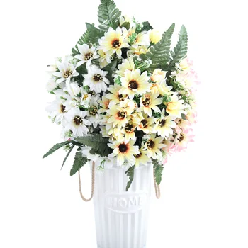 27 galvutės/puokštė Mažas Aster Dirbtinių Gėlių Šilko Gėlės Gerbera Flores Daisy Netikrą Gėlių 