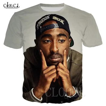 2Pac Roko Reperis Marškinėliai Vyrams, Moterims Tee Viršūnes 3D Atspausdintas Tupac Amaru Shakur Hip-Hop Streetwear T-shirts Negabaritinių Vasaros Puloveriai